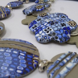 Pâte polymère - Millefiori - Claygun &copy; Karin Dewit - Les Ateliers YouDo
