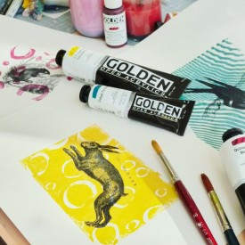 Golden Mixed Media &copy; Les Ateliers YouDo